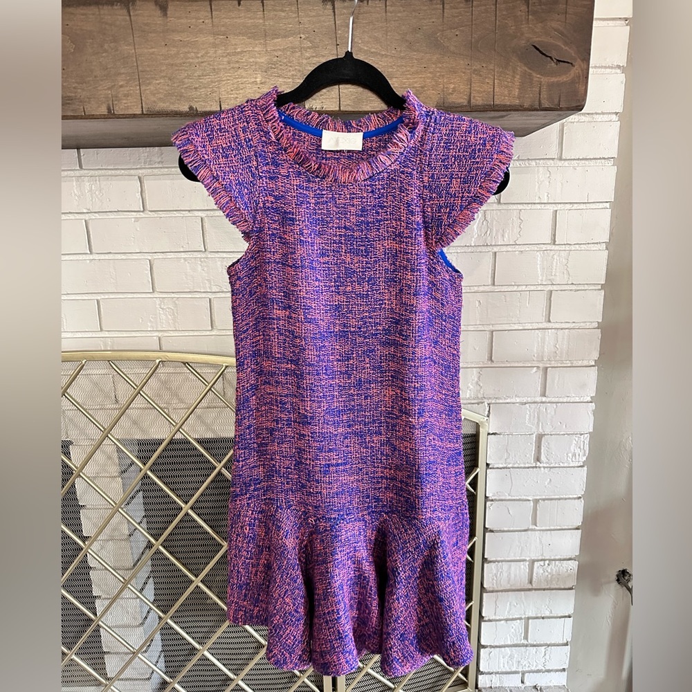 Alexis Mini pink and blue dress